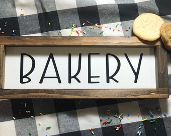 Bakery Sign|Bakery|Farmhouse Decor|Kitchen|Bakery Decor|Kitchen Decor|DixieFarmDesigns