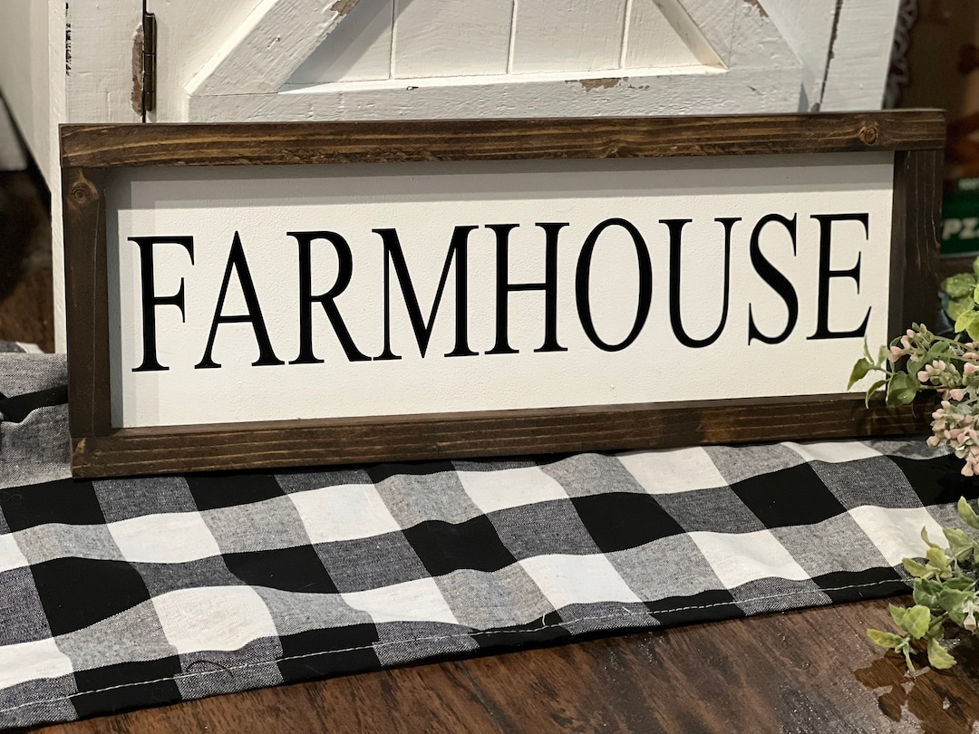 Farmhouse Sign|home Decor|wood Sign|farmhouse Decor|dixiefarmdesignsllc ...