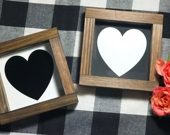 Heart Sign|Valentine’s Day Decor|February 14|Rustic Farmhouse Sign|DixieFarmDesigns