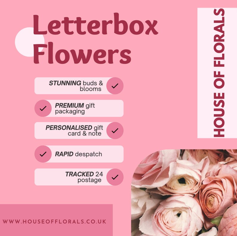 LETTERBOX FLOWERS FRESH Send Some Letterbox Love Etsy UK