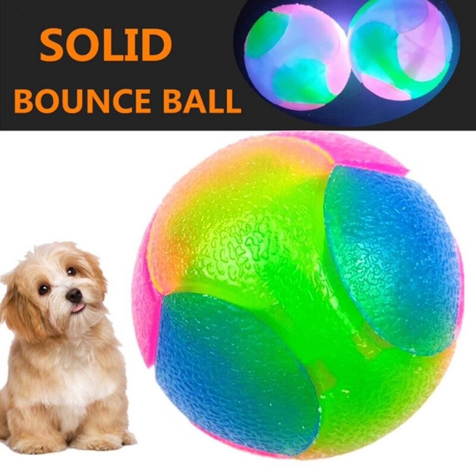 Hot sale Glowing Ball Dog Toy LED Light Up Dog Balls Flashing Etsy