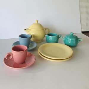 Children's fiesta hotsell tea set