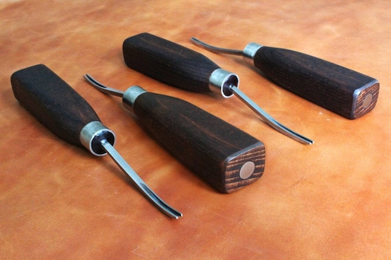 Leather Edge Beveling Tool and Edge Cutting Tool, Round and