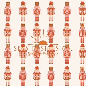 Arquivo sem costura de brinquedos de Natal, padrão sem costura, boho Natal sem costura, design sem costura, arquivo para tecido, papel digital