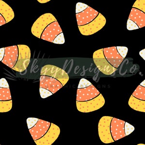 Polka dots candy digital seamless pattern for fabrics and wallpapers, Halloween candy seamless repeat pattern, digital paper Candy