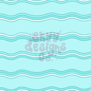 Retro summer waves gender neutral seamless pattern for fabric sublimation, trendy summer retro beach s fabric pattern file