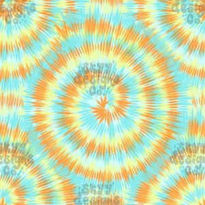 Bright Tie Dye Swirl Seamless Pattern for Summer, Gender Neutral Pattern Paper Digital Download