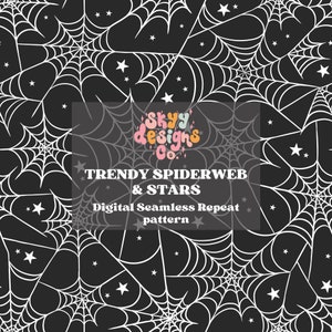 Halloween pajęczyna cyfrowy bezszwowy wzór na tkaniny i tapety, Pajęczyna bezszwowy wzór, zwierzę bezszwowy, plik wzoru owada