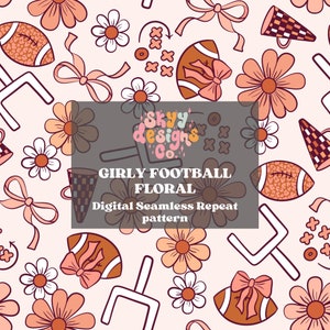 Cheetah Bow voetbal digitaal naadloos patroon voor stoffen en behang, digitaal papieren voetbalseizoen voor stoffen, naadloos sport
