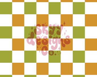 Retro Checkered St Patrick's Seamless Pattern, Boys Lucky Pattern Paper Digital Download