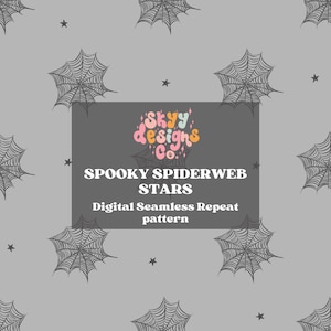 Halloween spider web digital seamless pattern for fabrics and wallpapers, Spiderweb seamless pattern, animal seamless, insect pattern file