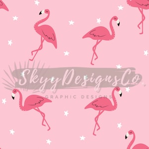 Trendy flamingos seamless pattern, animal flamingo seamless repeat patterns for fabrics