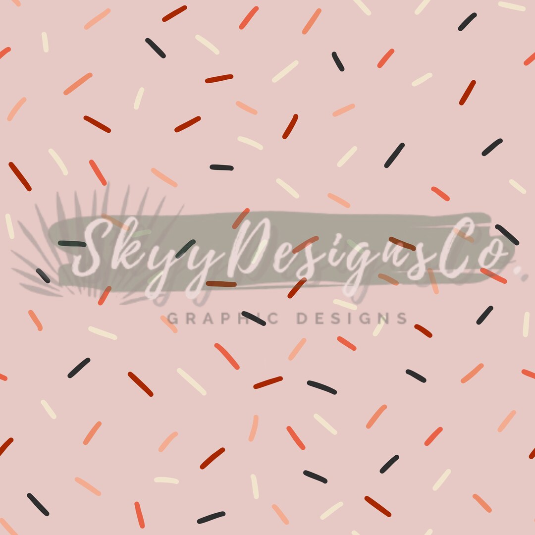 Screamless Patterns Spooky Sprinkles Seamless Repeat Pattern for Halloween, Halloween Candy ...