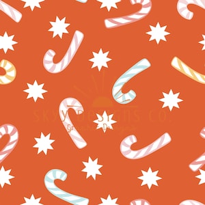Candy cane seamless pattern for fabrics and wallpapers, Candy cane seamless pattern, winter seamless, Candy cane Christmas seamless files