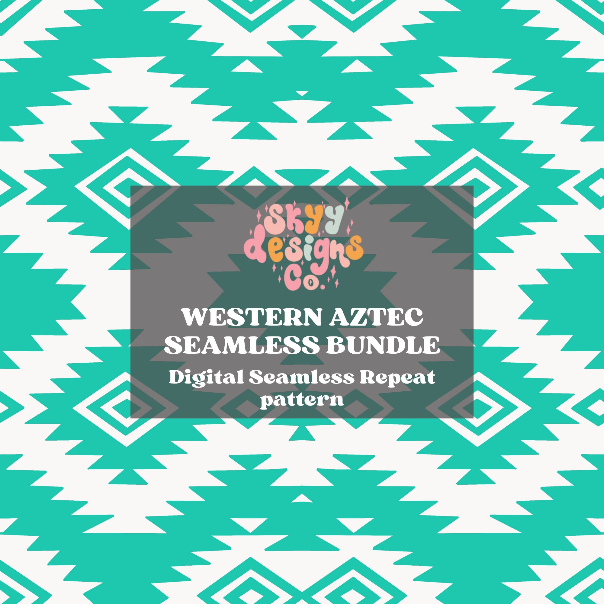 Aztec Western Seamless Pattern Bundle Digital Download - Etsy