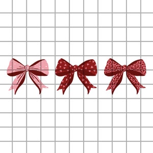 Girly Pink Bows Preppy PNG Design Download, Digital PNG sublimation Design for Coquette aesthetic, PNG File for T-shirts, Girly Png