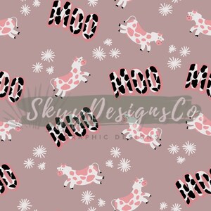 Moo cows digital seamless pattern for fabrics and wallpapers, Cows seamless repeat pattern, digital paper animal print, Cow paper