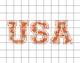 Dziewczęca koszulka z USA Daisy PNG z okazji 4 lipca, projekt do pobrania w wersji cyfrowej
