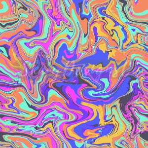 Kleurrijk hippiemarmer digitaal naadloos patroon voor stoffen en behang, abstract digitaal papieren dossierpatroon voor stoffen, marmerpatroon