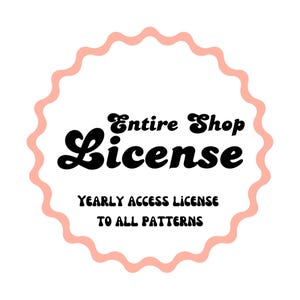 Jährliche Lizenz für den gesamten Shop - Zugriff auf alle SkyyDesignsCo. Muster, Google Drive Design Access, Massenmusterpaket