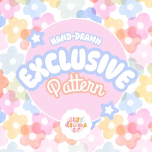 Custom Exclusive Hand-Drawn Seamless Pattern, Personalized PNG Design (Digital File)