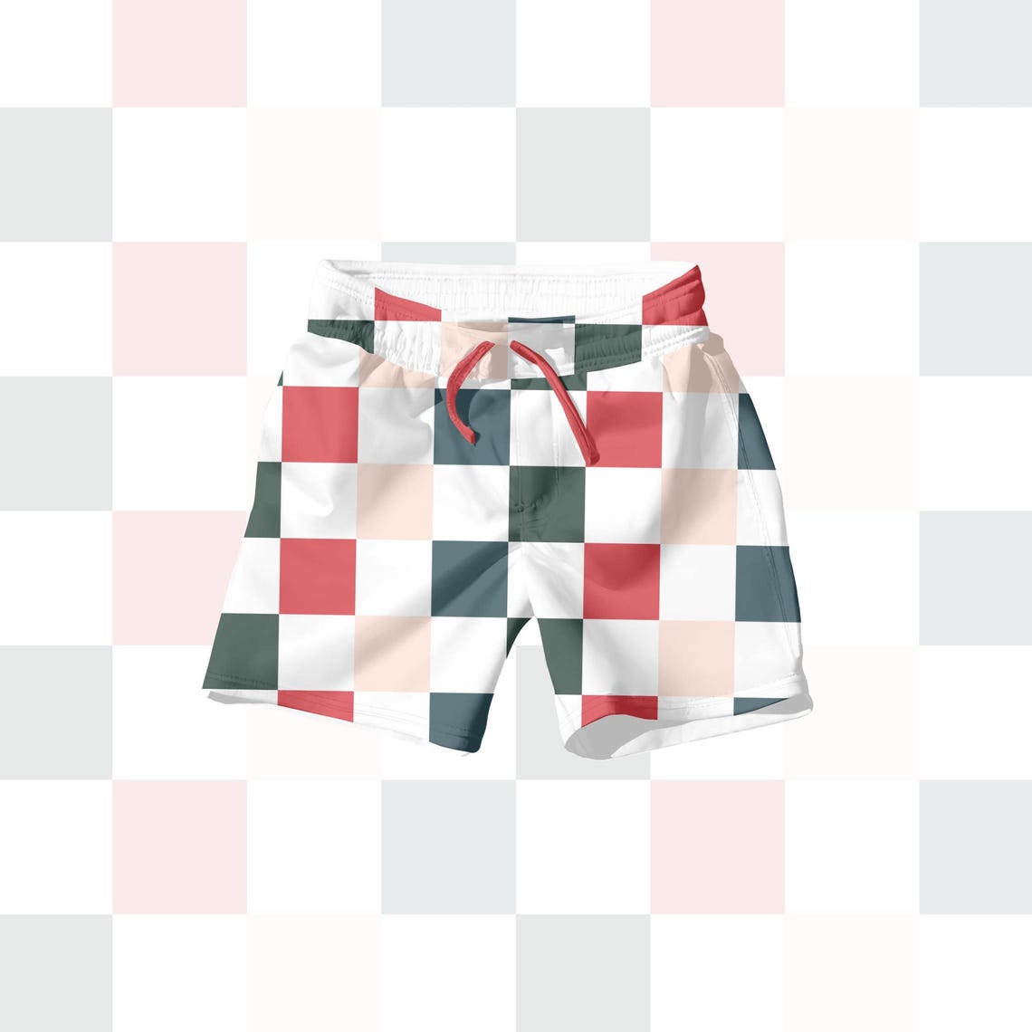 Boys Retro Christmas Seamless Pattern Bundle, Kids Winter Pattern ...