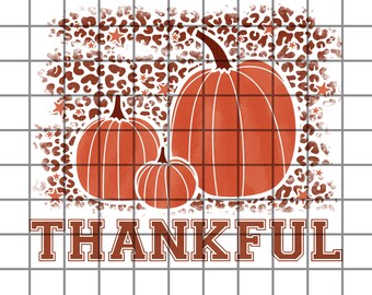 Dankbarer Gepard Kürbis PNG, Girly Thanksgiving T-Shirt Design Digital Download