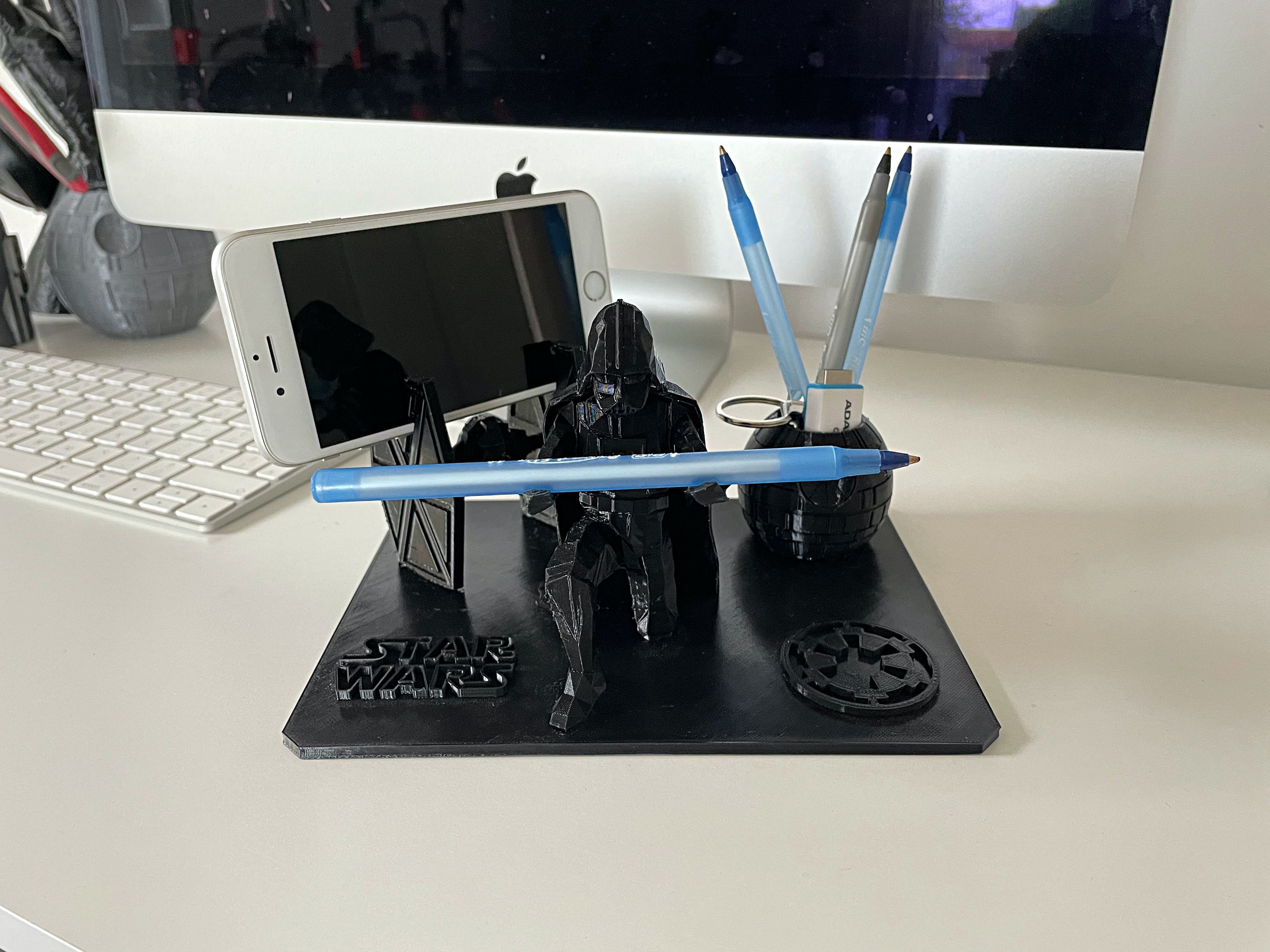 Darth Vader Desk Organizer Pen Iphone Memory Stick - Etsy