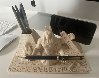 ANUBIS - Pen and Pencil Holder, Big Desk Organizer