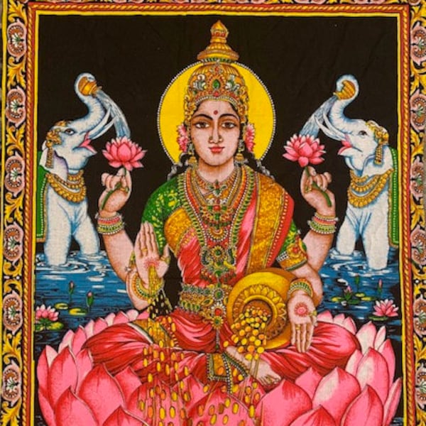Lakshmi Tapestry for Wealth and Abundance