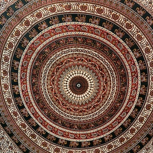 Large Cotten Mandala Tapestry