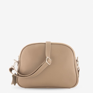 Beige leather bag, handmade leather bag, handbag, crossbody bag, woman leather bag, elegant leather bag, casual leather bag, night out bag
