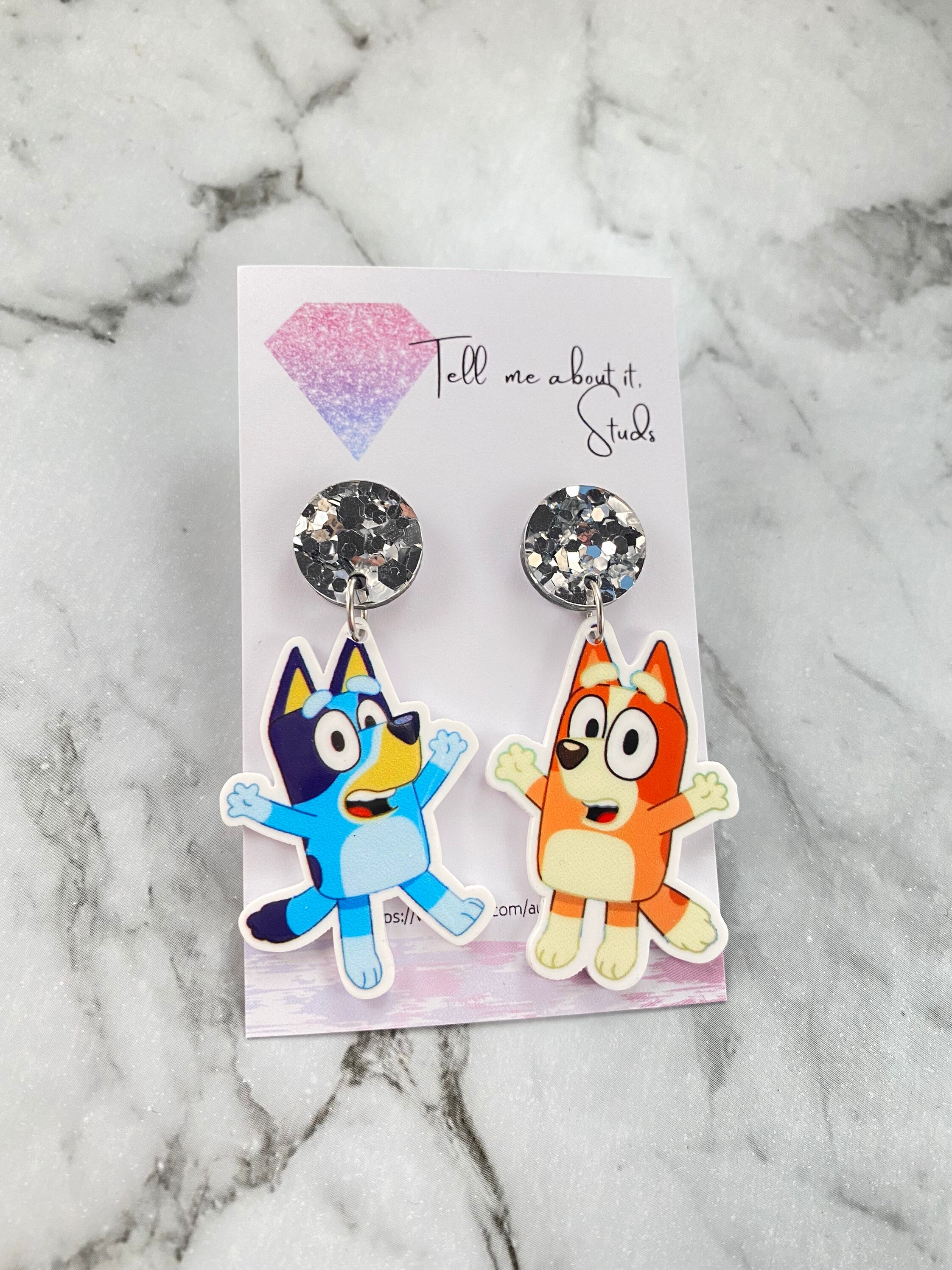 Bluey Novelty Earrings Etsy Australia