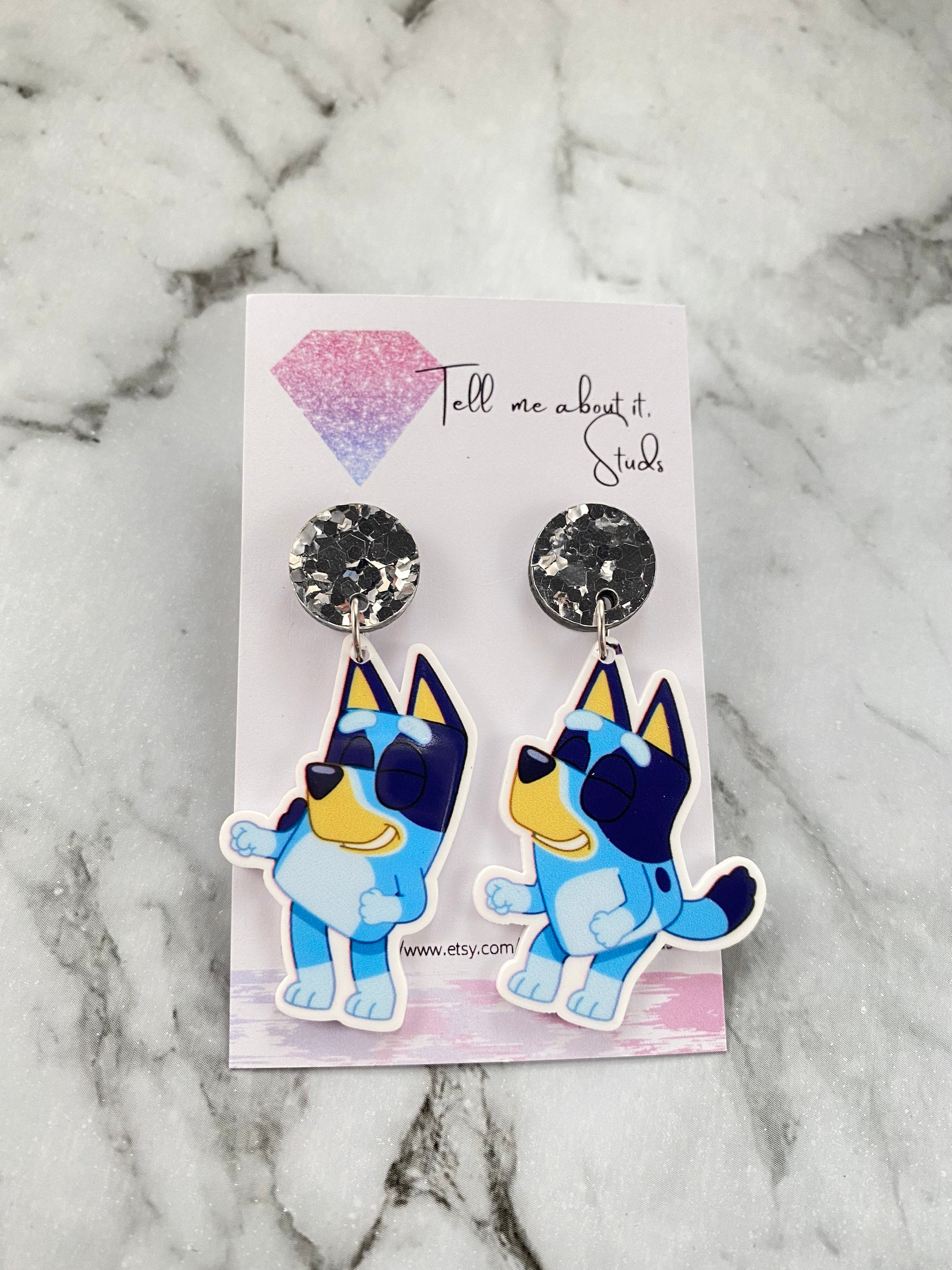 Bluey Novelty Earrings Etsy Australia