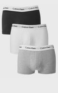 Calvin Klein Men Boxer Cotton Stretch Low Rise Trunks - 3 Pack