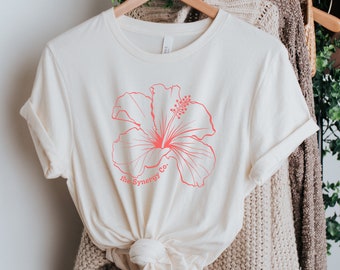 Tropical Graphic Tee - Etsy