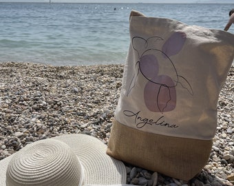 Strandtasche mit Personalisierung