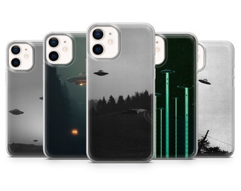 Retro Ufo Phone Case Aesthetic E.T. Cover iPhone 15 14 11 Pro 12 13 XR XS X 7+ 8 SE Samsung S23 S22 S21 S20  S9 A12 A14 A52 A53 Huawei 20