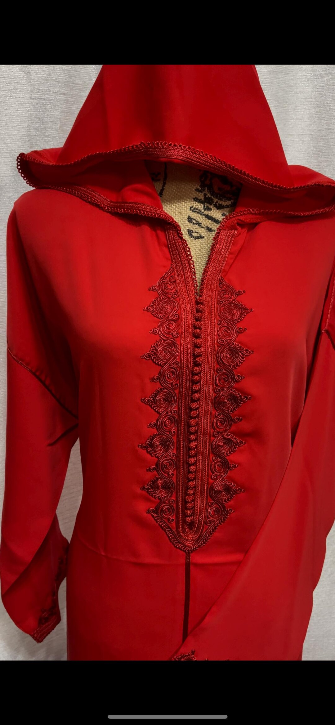 Handmade Moroccan Djellaba - Fuchsia Color