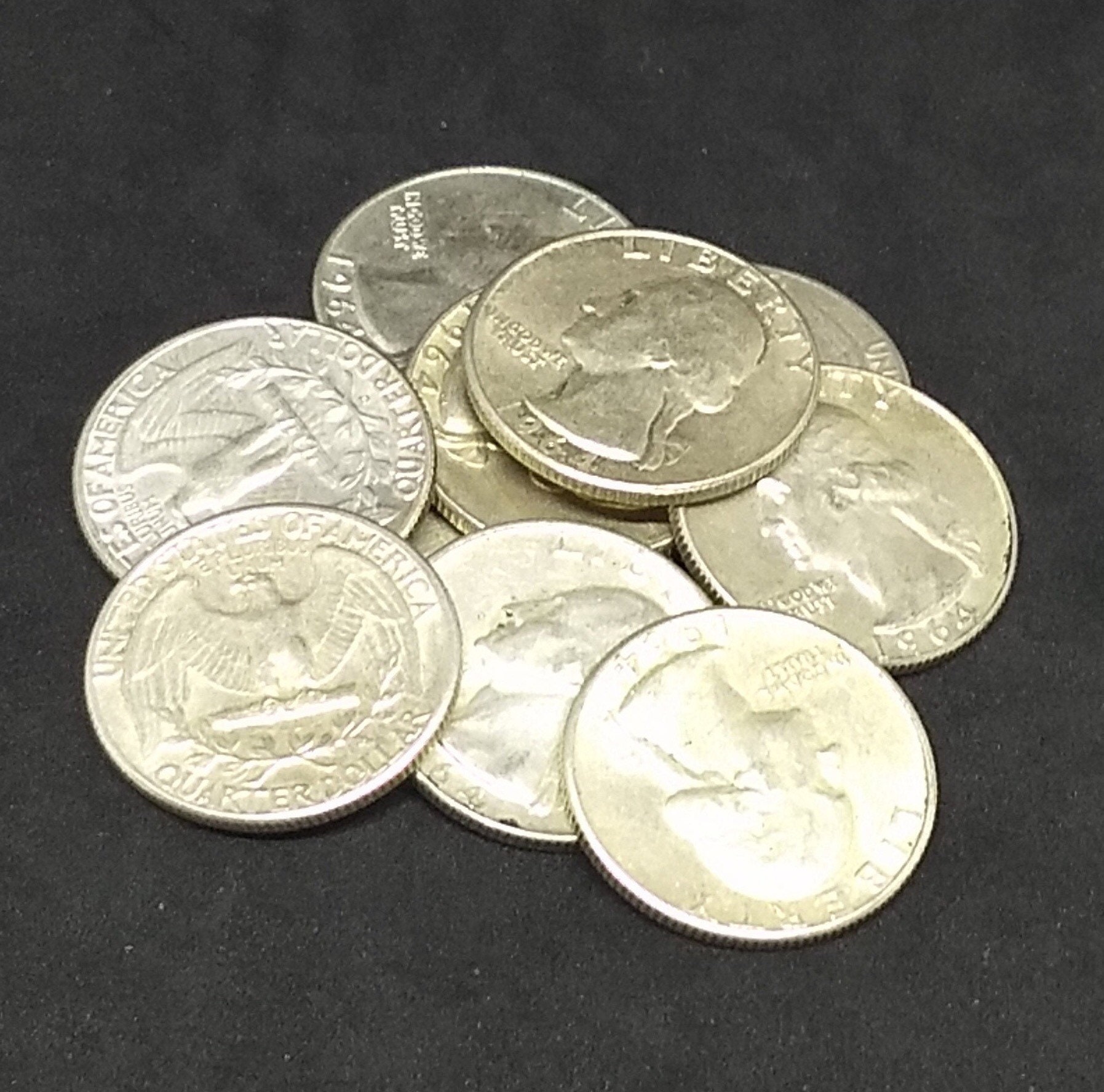 10 Last Silver Quarters minted for circulation 1964 Etsy