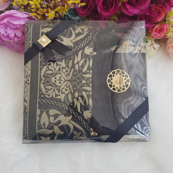Personalized Prayer Mat Quran Yaseen Gift Tasbeeh Gift Set Custom