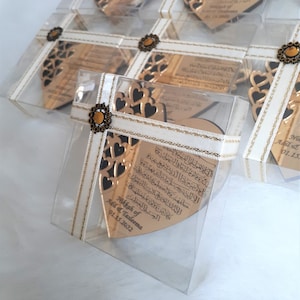 Ayatul Kursi Magnet Favor | Muslim wedding favor | Islamic baby shower | Nikkah favor | Muslim baby shower, Personalized Ameen Favor, Walima
