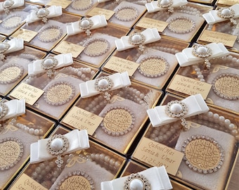 Mini Quran Favor, Arabic Quran, Nikkah Islamic Wedding Favour Ramadan Mubarak, Muslim Baby Shower, Personalize Mini Quran Gift Set Hifz