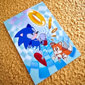 SONIC AND TAILS art print