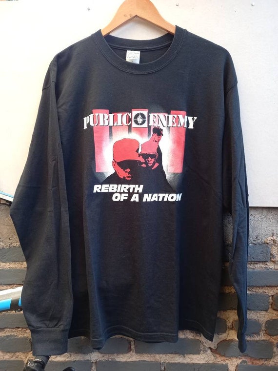 Rare Public Enemy Rebirth of Nation Long Sleeve