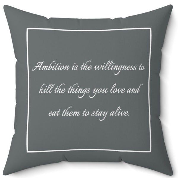 Jack Donaghy 30 Rock Ambition Throw Pillow