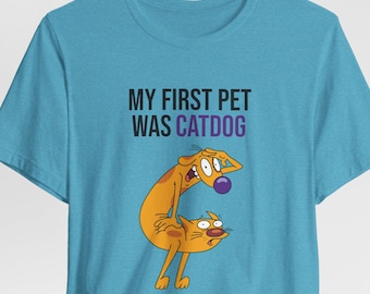 CatDog T-Shirt: Retro 90s Nickelodeon Cartoon Tee