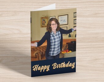 Liz Lemon 30 Rock Birthday Card