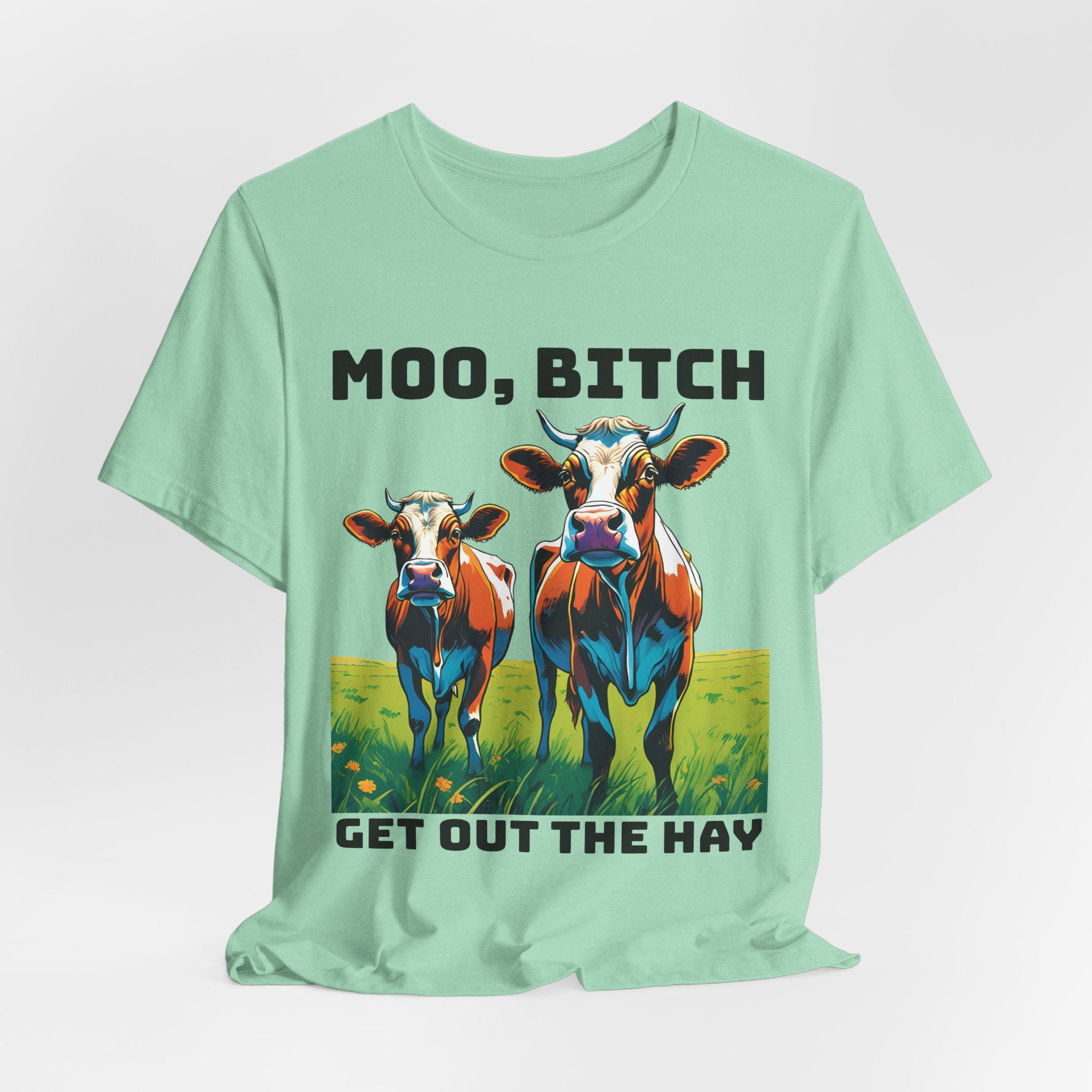 Maglietta Unisex Con Mucca Delle Highlands Furiosa – Slogan F-COW-F, Divertente E Sarcastica, Vari Colori