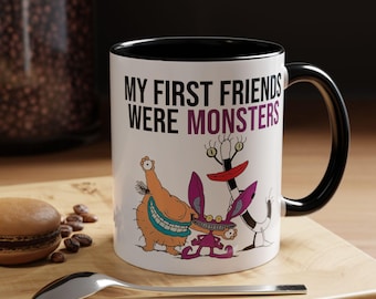 Aaahh!!! Real Monsters Mug: 90s Nickelodeon Cartoon Coffee Cup